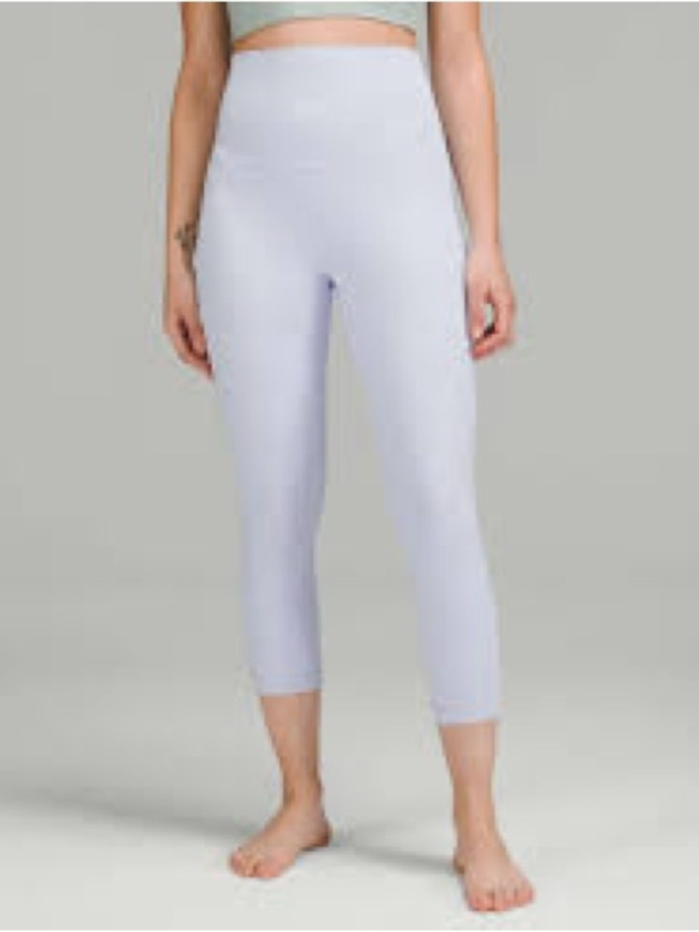 lululemon Align High Waisted Cropped Leggings Yoga Pants 6